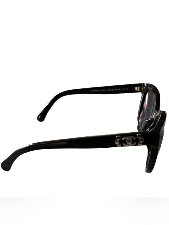 Chanel Pantos Mirrored Sunglasses Black